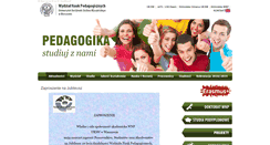 Desktop Screenshot of pedagogika.uksw.edu.pl