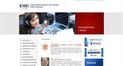Desktop Screenshot of media.uksw.edu.pl