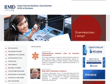 Tablet Screenshot of media.uksw.edu.pl