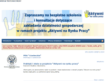 Tablet Screenshot of aktywni.uksw.edu.pl