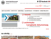 Tablet Screenshot of historia.uksw.edu.pl