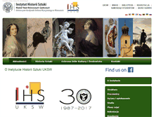 Tablet Screenshot of ihs.uksw.edu.pl