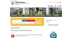 Desktop Screenshot of biblioteka.uksw.edu.pl
