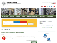 Tablet Screenshot of biblioteka.uksw.edu.pl