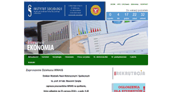 Desktop Screenshot of is.wnhis.uksw.edu.pl